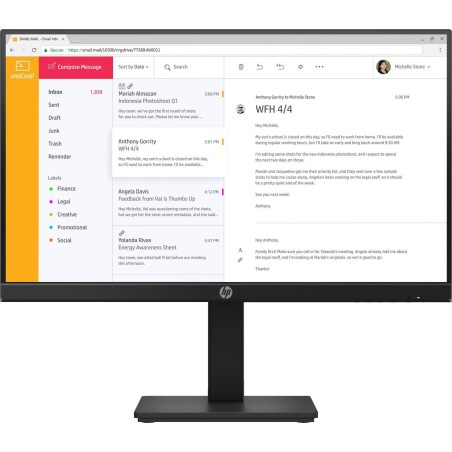 HP P24h G4 24inch FHD Monitor